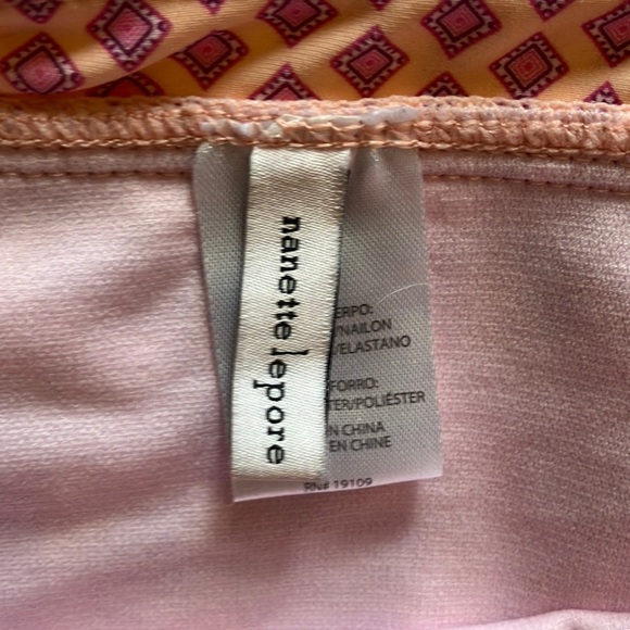 NWOT Nanette Lepore Purple and Pink Watercolor Bikini - Picture 2 of 8
